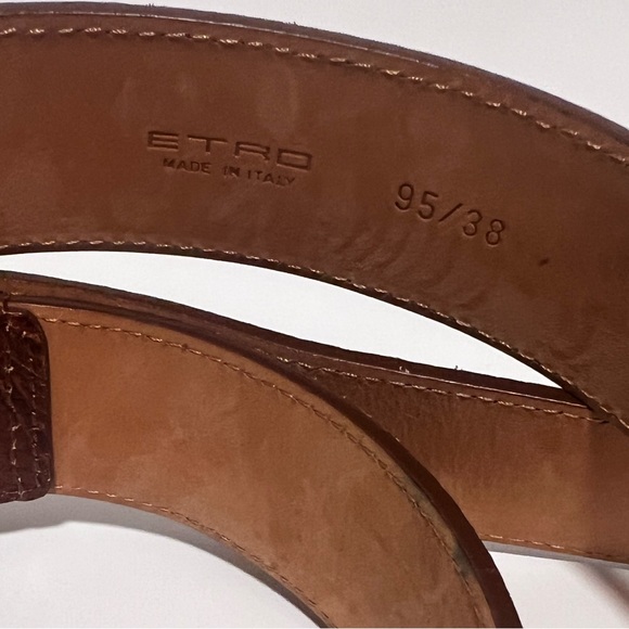 Etro Filigree Leather Belt - Picture 3 of 3